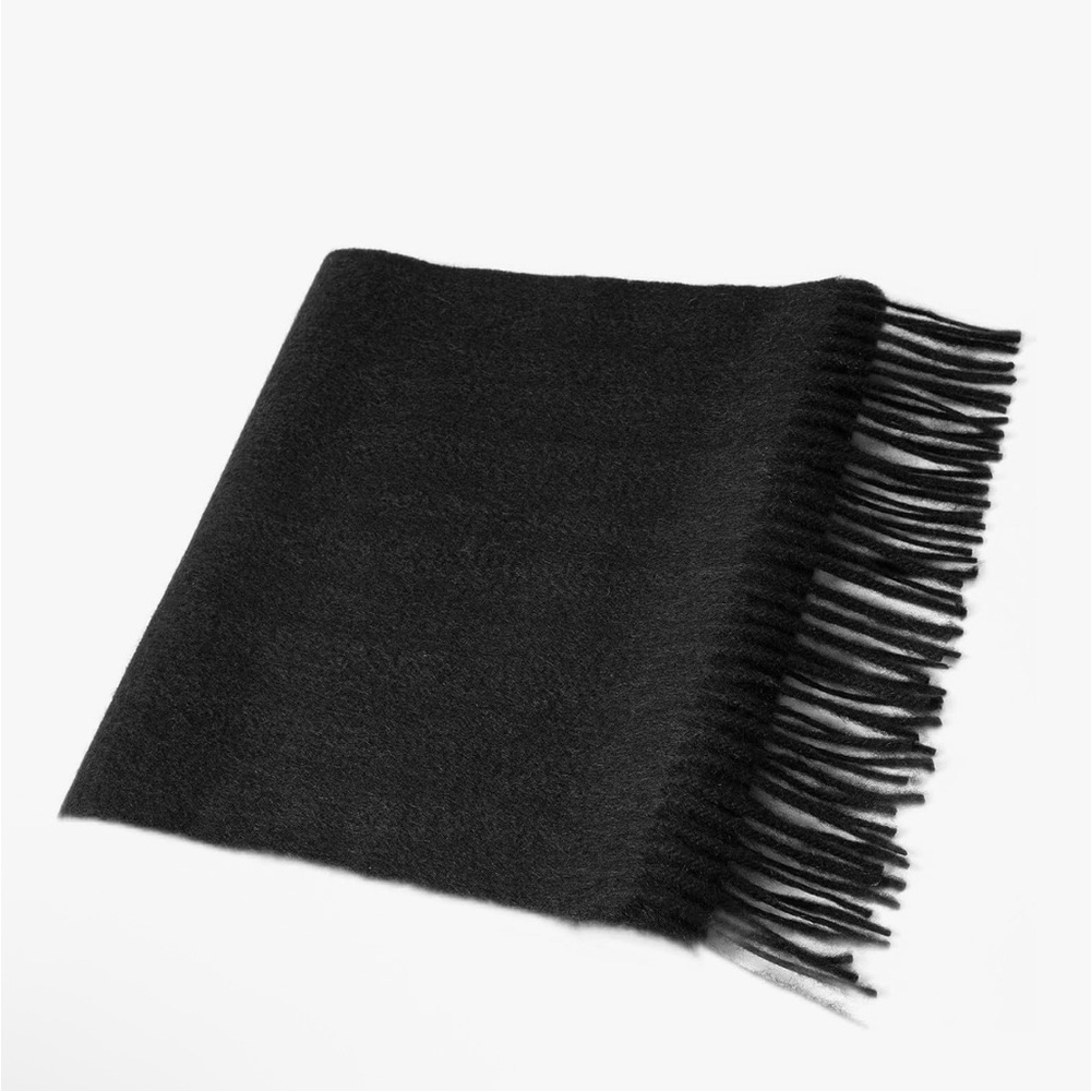 Elegant Black Scarf NWT